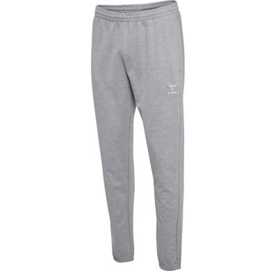 hummel Freizeithose hmlGO 2.0 Sweatpants (weicher Sweatstoff) lang grau Herren