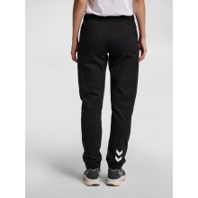 hummel Freizeithose hmlGO Cotton Pant (Baumwolle) lang schwarz Damen