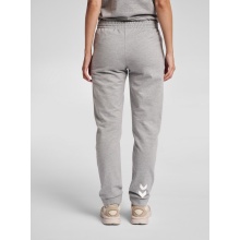 hummel Freizeithose hmlGO Cotton Pant (Baumwolle) lang grau Damen