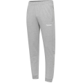 hummel Freizeithose hmlGO Cotton Pant (Baumwolle) lang grau Kinder