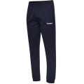 hummel Freizeithose hmlGO Cotton Pant (Baumwolle) lang marineblau Kinder