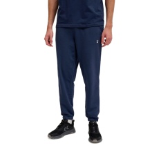 hummel Freizeithose hmlPULSE Sweat Pant (Baumwolle, hoher Tragekomfort) lang navyblau Herren