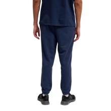 hummel Freizeithose hmlPULSE Sweat Pant (Baumwolle, hoher Tragekomfort) lang navyblau Herren