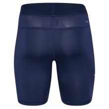 hummel Funktionshose hmlBL Performance Short Tight (Polyester, enganliegend) marineblau Herren