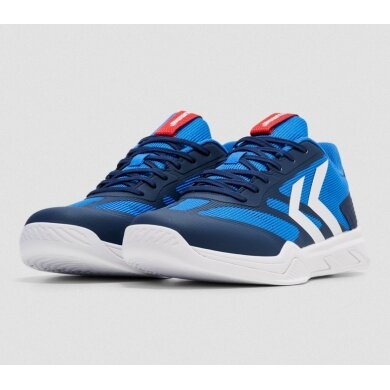 hummel Hallen-Indoorschuhe URUZ III blau/weiss Herren