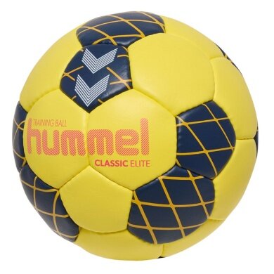 hummel Handball hmlClassic Elite HB (Größe 2) gelb/marineblau/orange - 1 Stück