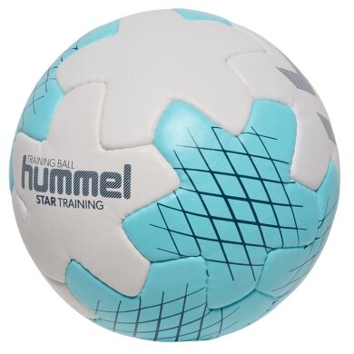 hummel Handball hmlSTAR Training HB (Größe 2) weiss/hellblau/marine - 1 Stück