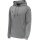 hummel Sport-Kapuzenpullover hmlCORE XK Poly Sweat Hoodie (Polyester-Sweatstoff) mit Kapuze grau Herren