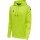 hummel Sport-Kapuzenpullover hmlCORE XK Poly Sweat Hoodie (Polyester-Sweatstoff) mit Kapuze limegrün Herren