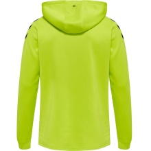 hummel Sport-Kapuzenpullover hmlCORE XK Poly Sweat Hoodie (Polyester-Sweatstoff) mit Kapuze limegrün Herren