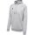 hummel Kapuzenpullover hmlMOVE Grid Cotton Hoodie (Baumwolle) mit Kapuze grau Herren