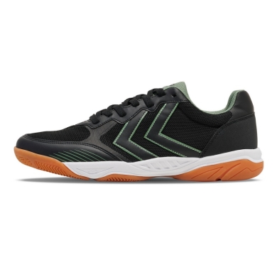 hummel Hallen-Indoorschuhe AEROTEAM III schwarz/grün Herren