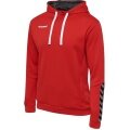 hummel Sport-Kapuzenpullover hmlAUTHENTIC Poly Hoodie (gestrickter Polyester) mit Kapuze rot Herren