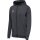 hummel Sport-Kapuzenjacke hmlAUTHENTIC PL Zip Hoodie (100% rec. Polyester) asphaltgrau Herren