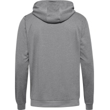 hummel Sport-Kapuzenjacke hmlAUTHENTIC PL Zip Hoodie (100% rec. Polyester) grau Herren