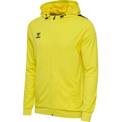 hummel Sport-Kapuzenjacke hmlAUTHENTIC PL Zip Hoodie (100% rec. Polyester) gelb Herren