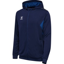 hummel Sport-Kapuzenjacke hmlAUTHENTIC PL Zip Hoodie (100% rec. Polyester) marineblau Herren