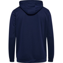 hummel Sport-Kapuzenjacke hmlAUTHENTIC PL Zip Hoodie (100% rec. Polyester) marineblau Herren