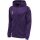 hummel Sport-Kapuzenjacke hmlCORE XK Poly Zip Hood Sweat (Polyester-Sweatstoff) mit Kapuze violett/weiss Herren