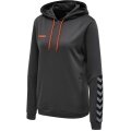 hummel Sport-Kapuzenpullover hmlAUTHENTIC Poly Hoodie (gestrickter Polyester) mit Kapuze asphaltgrau Damen