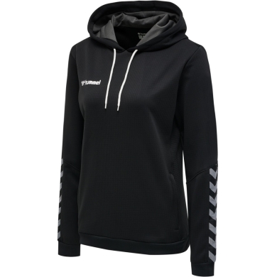 hummel Sport-Kapuzenpullover hmlAUTHENTIC Poly Hoodie (gestrickter Polyester) mit Kapuze schwarz Damen