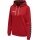 hummel Sport-Kapuzenpullover hmlAUTHENTIC Poly Hoodie (gestrickter Polyester) mit Kapuze rot Damen