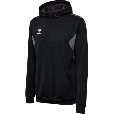 hummel Sport-Kapuzenpullover hmlAUTHENTIC PL Hoodie (mit Reißverschlusstaschen) schwarz Herren