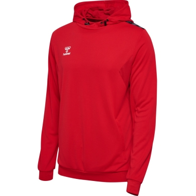 hummel Sport-Kapuzenpullover hmlAUTHENTIC PL Hoodie (mit Reißverschlusstaschen) rot Herren