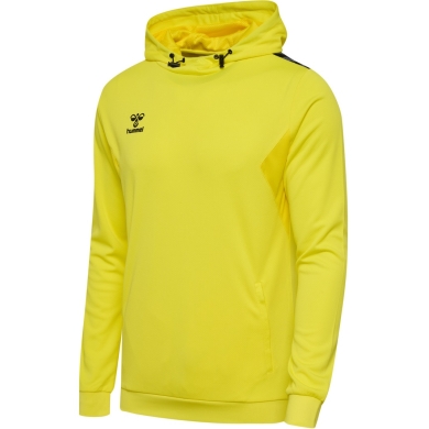 hummel Sport-Kapuzenpullover hmlAUTHENTIC PL Hoodie (mit Reißverschlusstaschen) gelb Herren