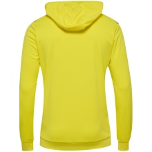 hummel Sport-Kapuzenpullover hmlAUTHENTIC PL Hoodie (mit Reißverschlusstaschen) gelb Herren