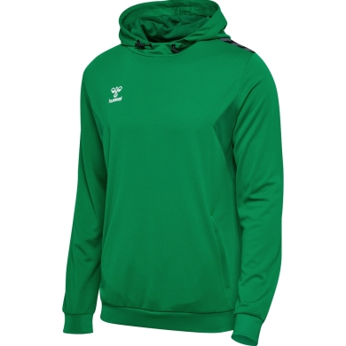 hummel Sport-Kapuzenpullover hmlAUTHENTIC PL Hoodie (mit Reißverschlusstaschen) grün Herren