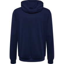 hummel Sport-Kapuzenpullover hmlAUTHENTIC PL Hoodie (mit Reißverschlusstaschen) marineblau Herren