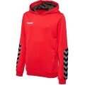 hummel Sport-Kapuzenpullover hmlAUTHENTIC Poly Hoodie (gestrickter Polyester) mit Kapuze rot Kinder