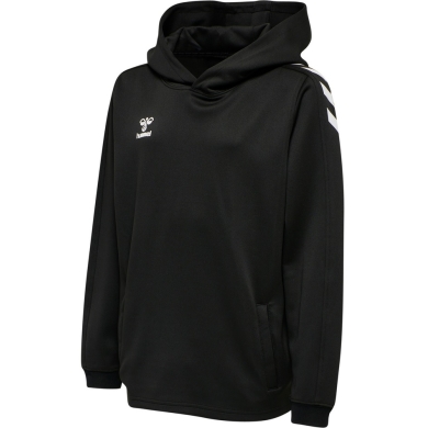 hummel Sport-Kapuzenpullover hmlCORE XK Poly Sweat Hoodie (Polyester-Sweatstoff) mit Kapuze schwarz Kinder