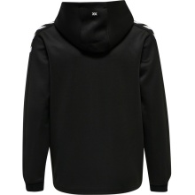 hummel Sport-Kapuzenpullover hmlCORE XK Poly Sweat Hoodie (Polyester-Sweatstoff) mit Kapuze schwarz Kinder