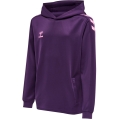 hummel Sport-Kapuzenpullover hmlCORE XK Poly Sweat Hoodie (Polyester-Sweatstoff) mit Kapuze violett Kinder