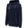 hummel Sport-Kapuzenpullover hmlCORE XK Poly Sweat Hoodie (Polyester-Sweatstoff) mit Kapuze marineblau Kinder