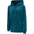 hummel Sport-Kapuzenpullover hmlCORE XK Poly Sweat Hoodie (Polyester-Sweatstoff) mit Kapuze coralblau Kinder