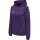 hummel Sport-Kapuzenpullover hmlCORE XK Poly Sweat Hoodie (Polyester-Sweatstoff) mit Kapuze violett/weiss Damen