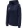 hummel Sport-Kapuzenpullover hmlCORE XK Poly Sweat Hoodie (Polyester-Sweatstoff) mit Kapuze marineblau Damen