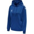 hummel Sport-Kapuzenpullover hmlCORE XK Poly Sweat Hoodie (Polyester-Sweatstoff) mit Kapuze dunkelblau Damen