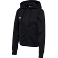 hummel Kapuzenpullover hmlGO 2.0 Full-Zip Hoodie (weicher Sweatstoff) schwarz Damen