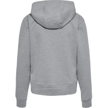 hummel Kapuzenpullover hmlGO 2.0 Full-Zip Hoodie (weicher Sweatstoff) grau Damen