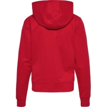 hummel Kapuzenpullover hmlGO 2.0 Full-Zip Hoodie (weicher Sweatstoff) rot Damen