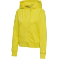 hummel Kapuzenpullover hmlGO 2.0 Full-Zip Hoodie (weicher Sweatstoff) gelb Damen