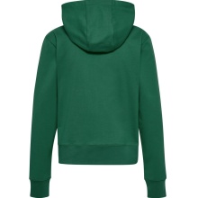 hummel Kapuzenpullover hmlGO 2.0 Full-Zip Hoodie (weicher Sweatstoff) dunkelgrün Damen