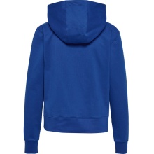 hummel Kapuzenpullover hmlGO 2.0 Full-Zip Hoodie (weicher Sweatstoff) dunkelblau Damen