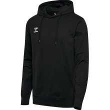 hummel Kapuzenpullover hmlGO 2.0 Hoodie (Bio-Baumwolle) schwarz Herren