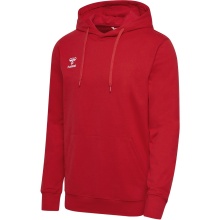 hummel Kapuzenpullover hmlGO 2.0 Hoodie (Bio-Baumwolle) rot Herren