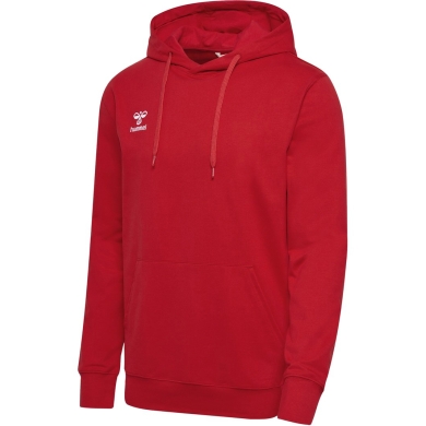 hummel Kapuzenpullover hmlGO 2.0 Hoodie (Bio-Baumwolle) rot Herren